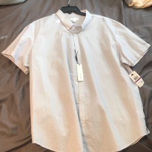Calvin blown button down